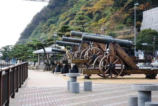 みもすそ川公園の長州砲0033.jpg